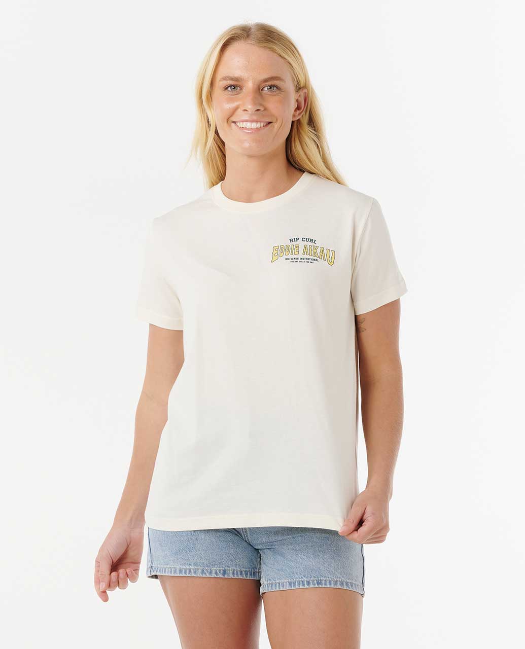 Rip Curl Women Eddie Would Go The Bay Standard Tee