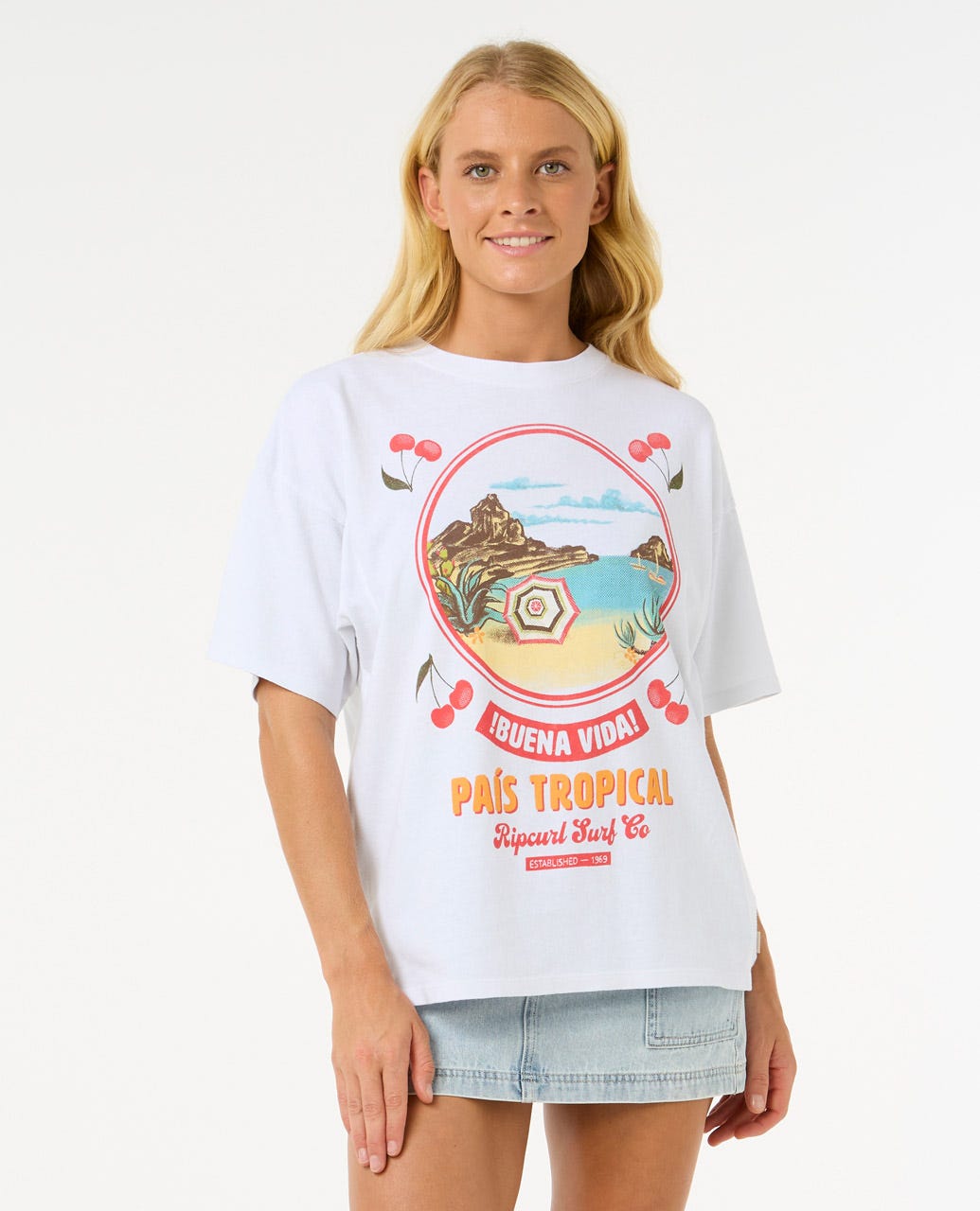 Rip Curl Women Cove Heritage Tee