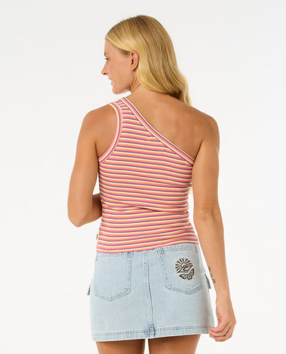 Rip Curl Women Las Dalias Asymmetrical Tank