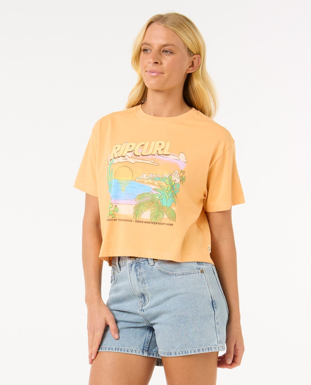 Rip Curl Women La Paloma Crop Tee