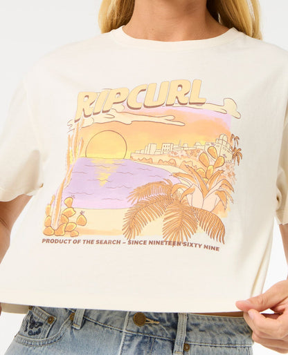 Rip Curl Women La Paloma Crop Tee