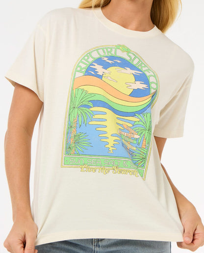 Rip Curl Women Sun & Sea Relaxed Tee