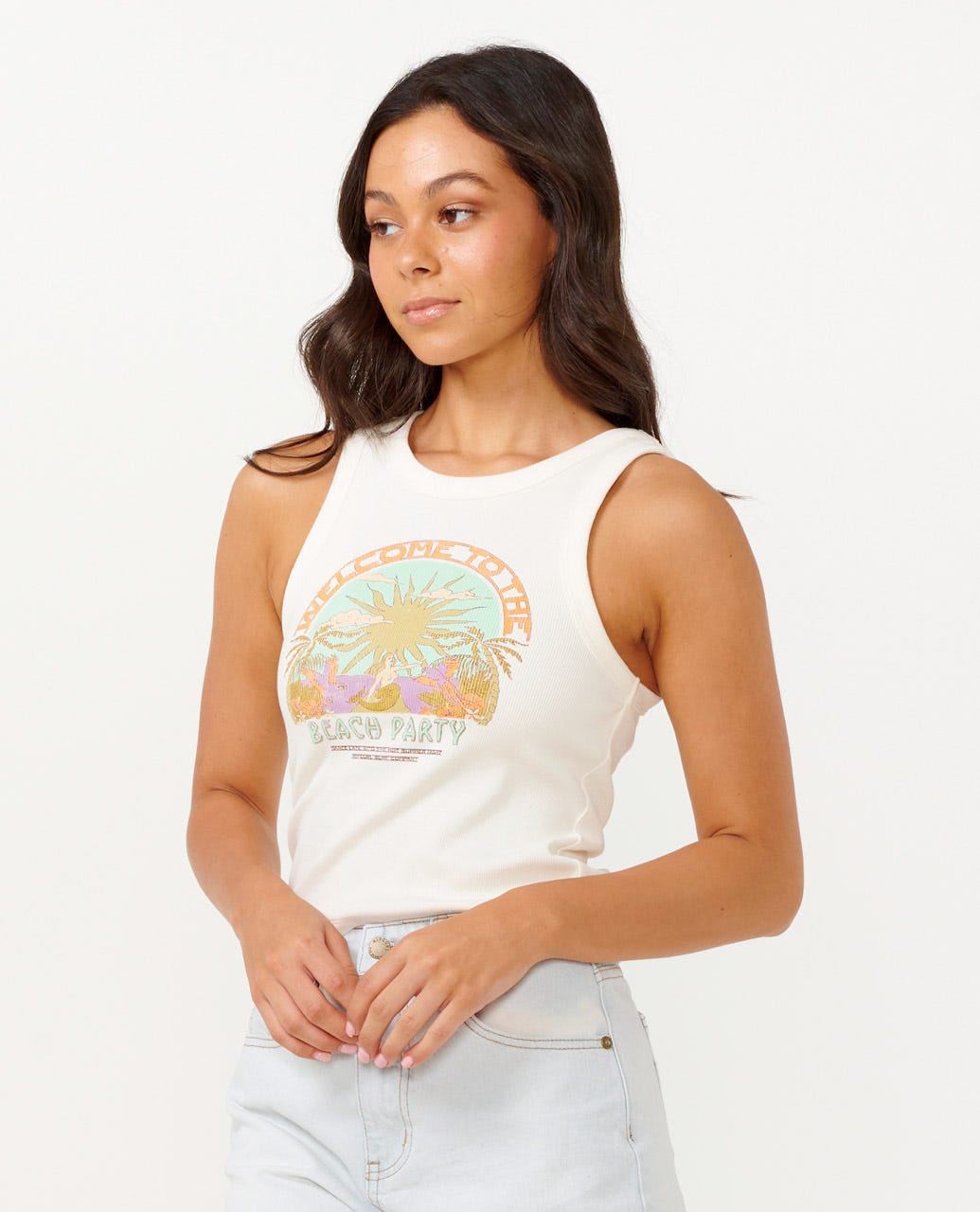Rip Curl Women Tropicana Ribbed Tank