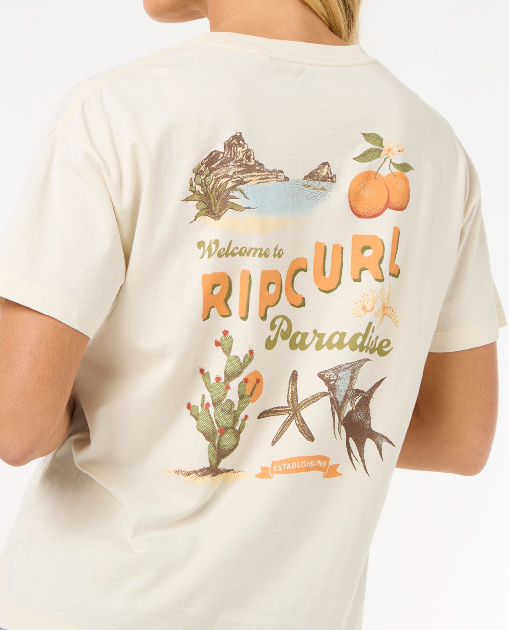 Rip Curl Women Cala Vadella Relaxed Tee