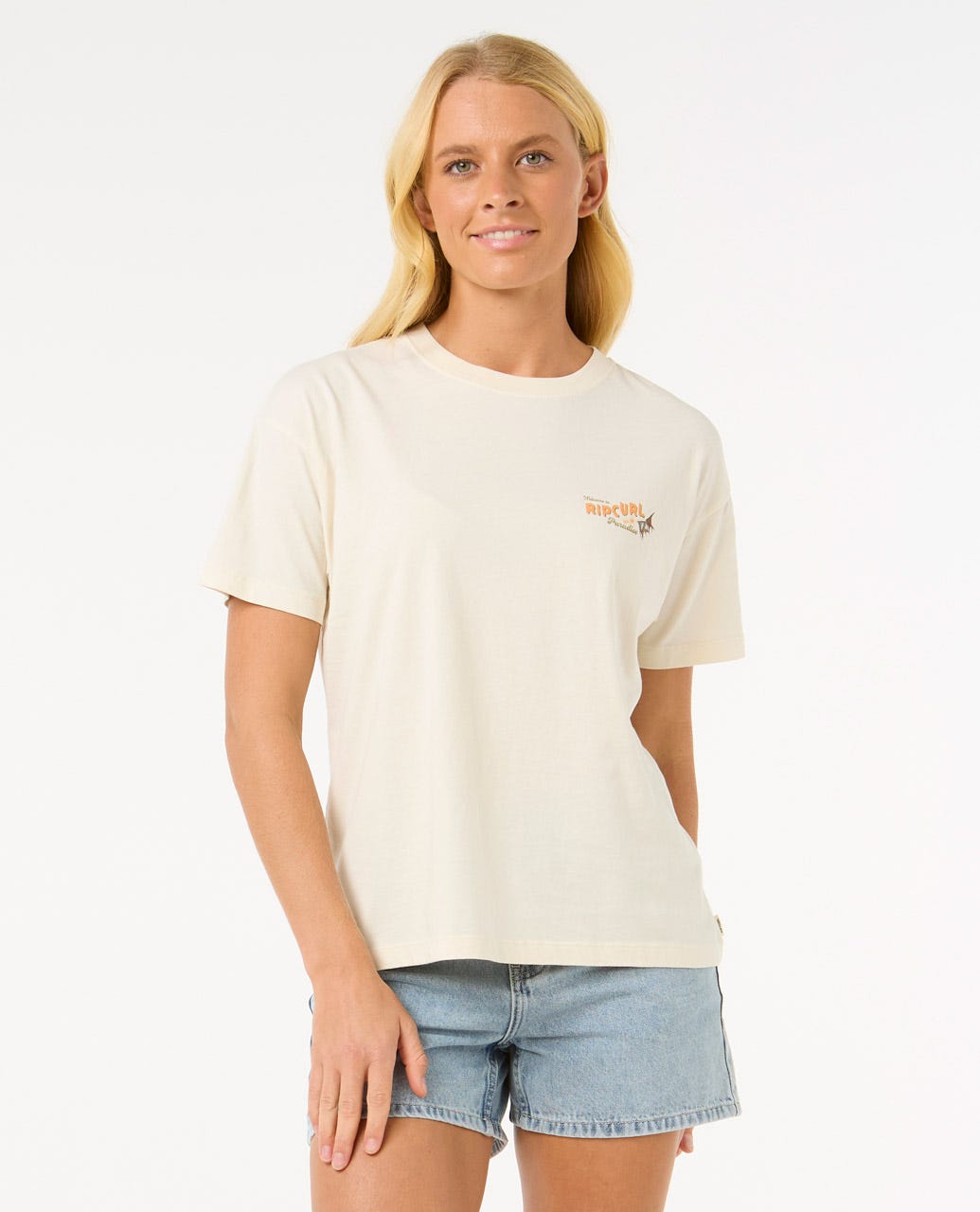 Rip Curl Women Cala Vadella Relaxed Tee