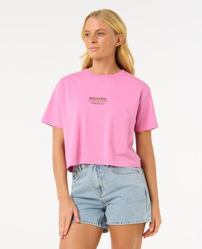 Rip Curl Women Sun & Sea Crop Tee