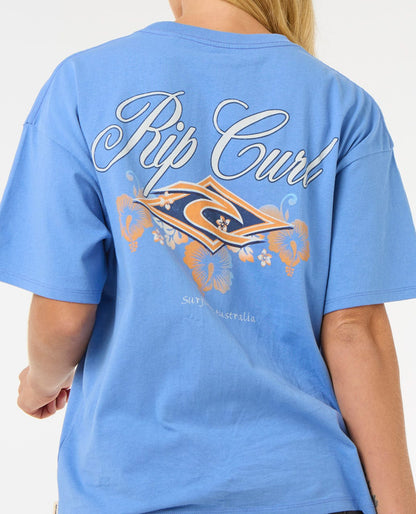 Rip Curl Women Hibiscus Diamond Heritage Tee