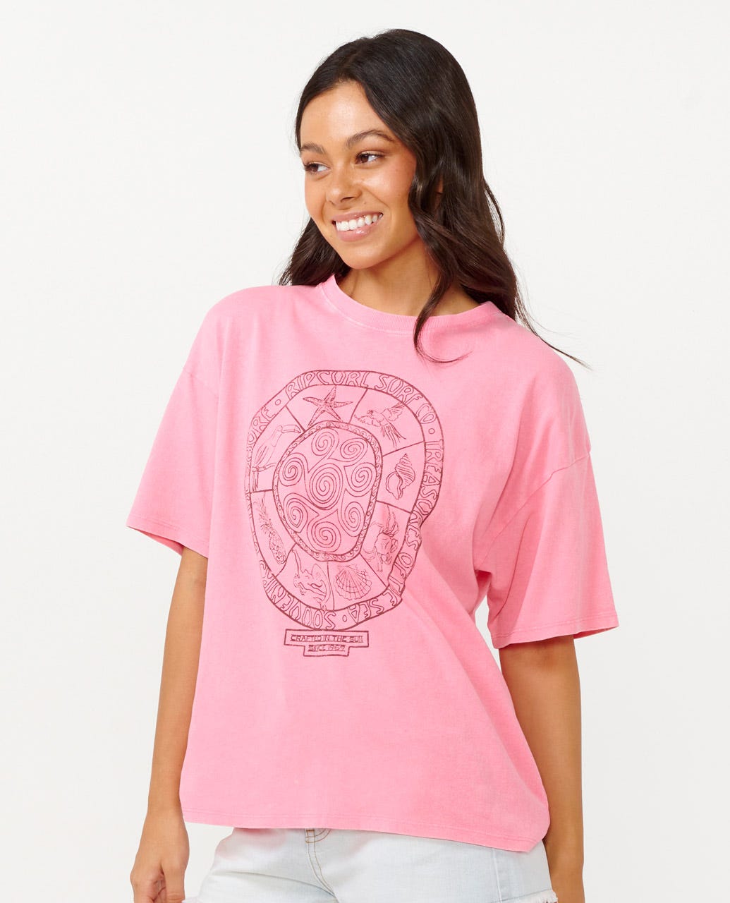 Rip Curl Women Souvenirs Heritage Tee
