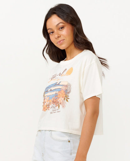 Rip Curl Women Wave Gliders Crop Tee