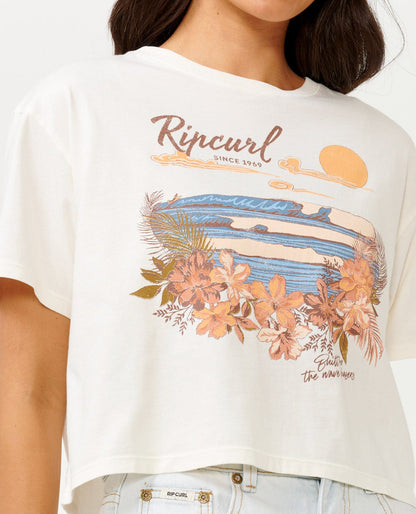 Rip Curl Women Wave Gliders Crop Tee