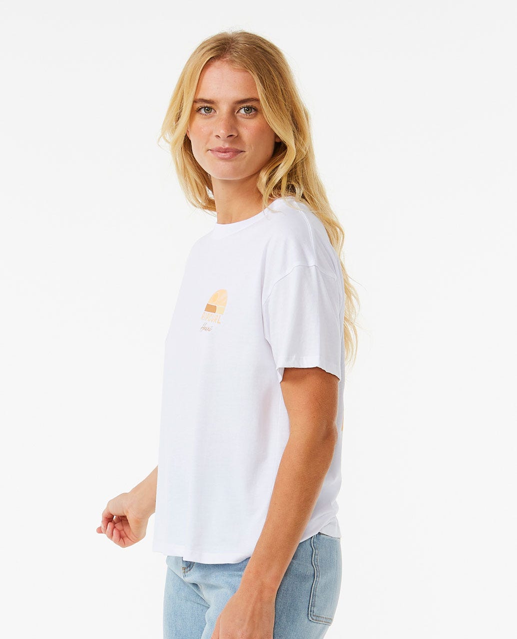 Rip Curl Women Line Up Relaxed Tee