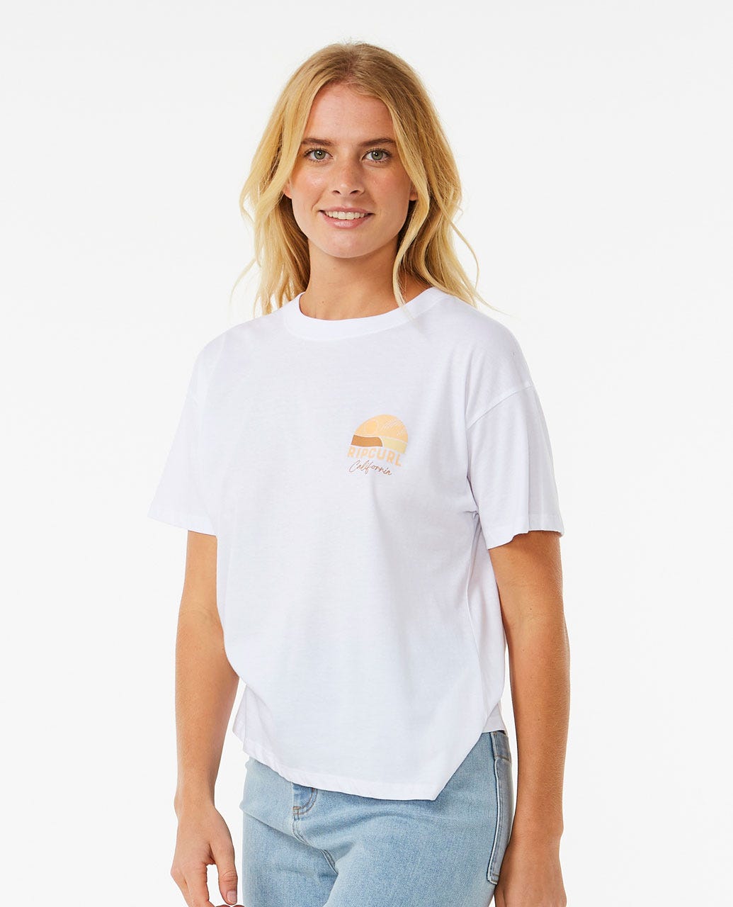 Rip Curl Women Line Up Relaxed Tee