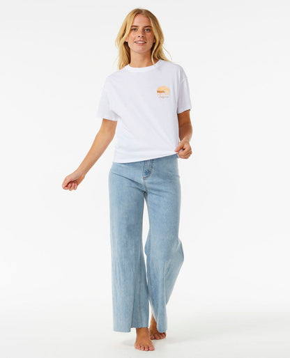 Rip Curl Women Line Up Relaxed Tee