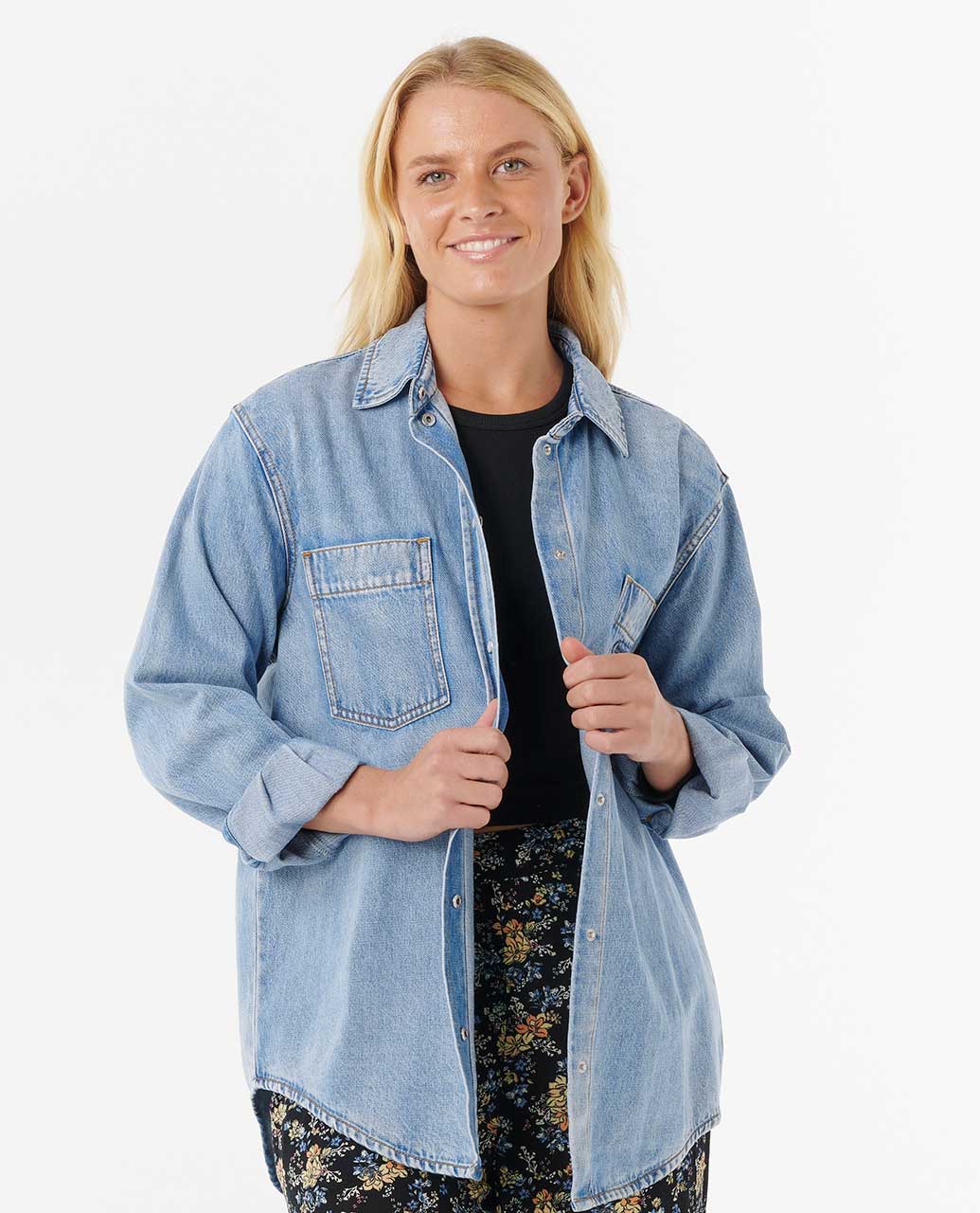 Rip Curl Women Pacific Rider Denim Shirt