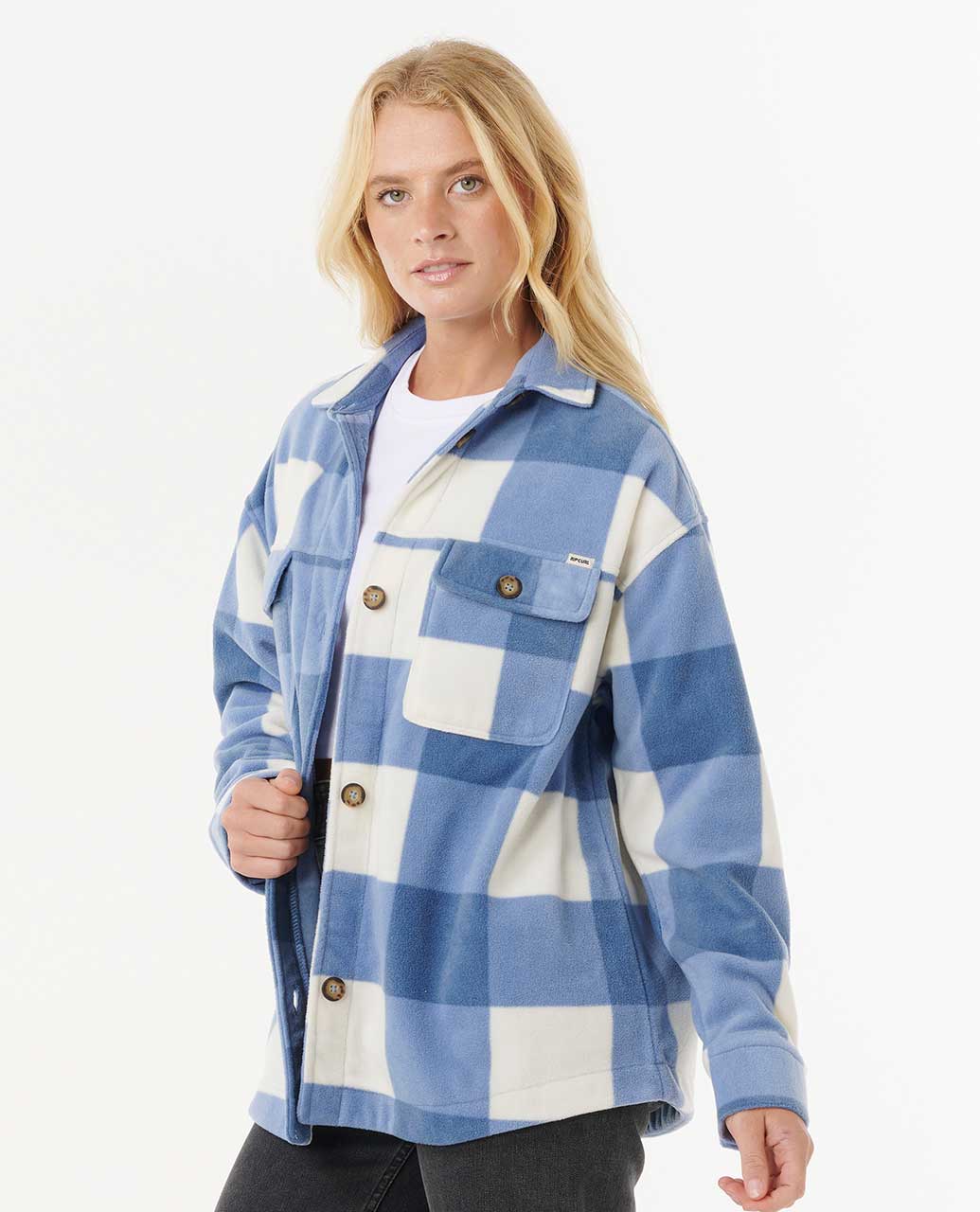Rip Curl Women Neon Isles Fleece Long Sleeve Shirt