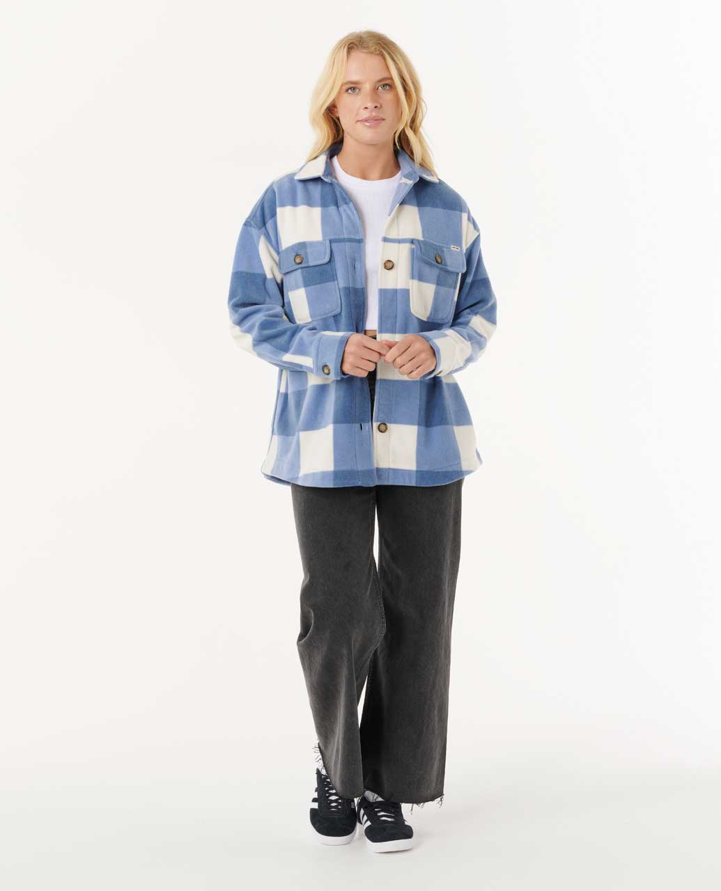 Rip Curl Women Neon Isles Fleece Long Sleeve Shirt