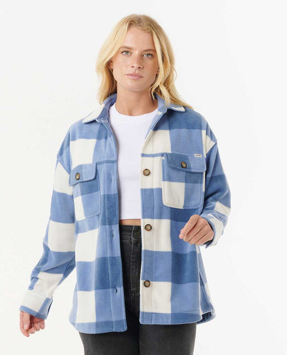 Rip Curl Women Neon Isles Fleece Long Sleeve Shirt