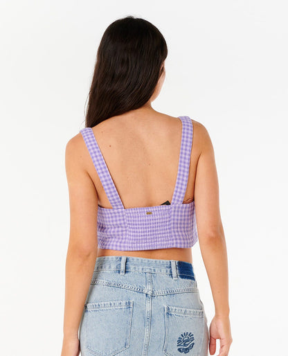 Rip Curl Women Premium Surf Check Crop