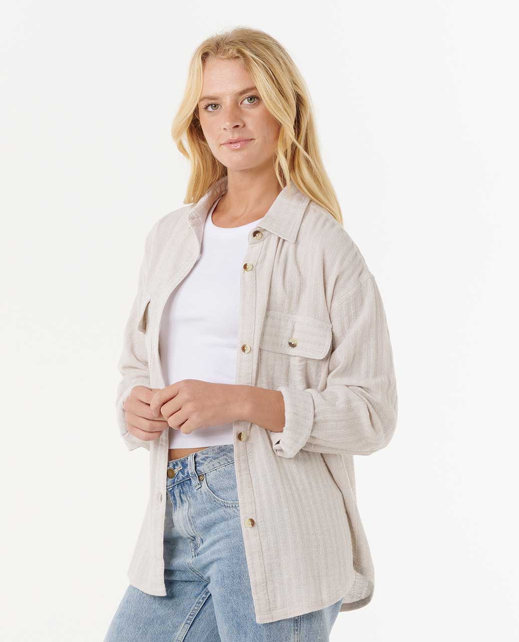 Rip Curl Women Oceanic Textured Shacket