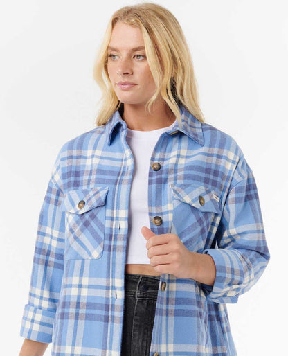 Rip Curl Women Oceanic Long Sleeve Flannel Shirt