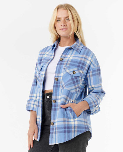 Rip Curl Women Oceanic Long Sleeve Flannel Shirt