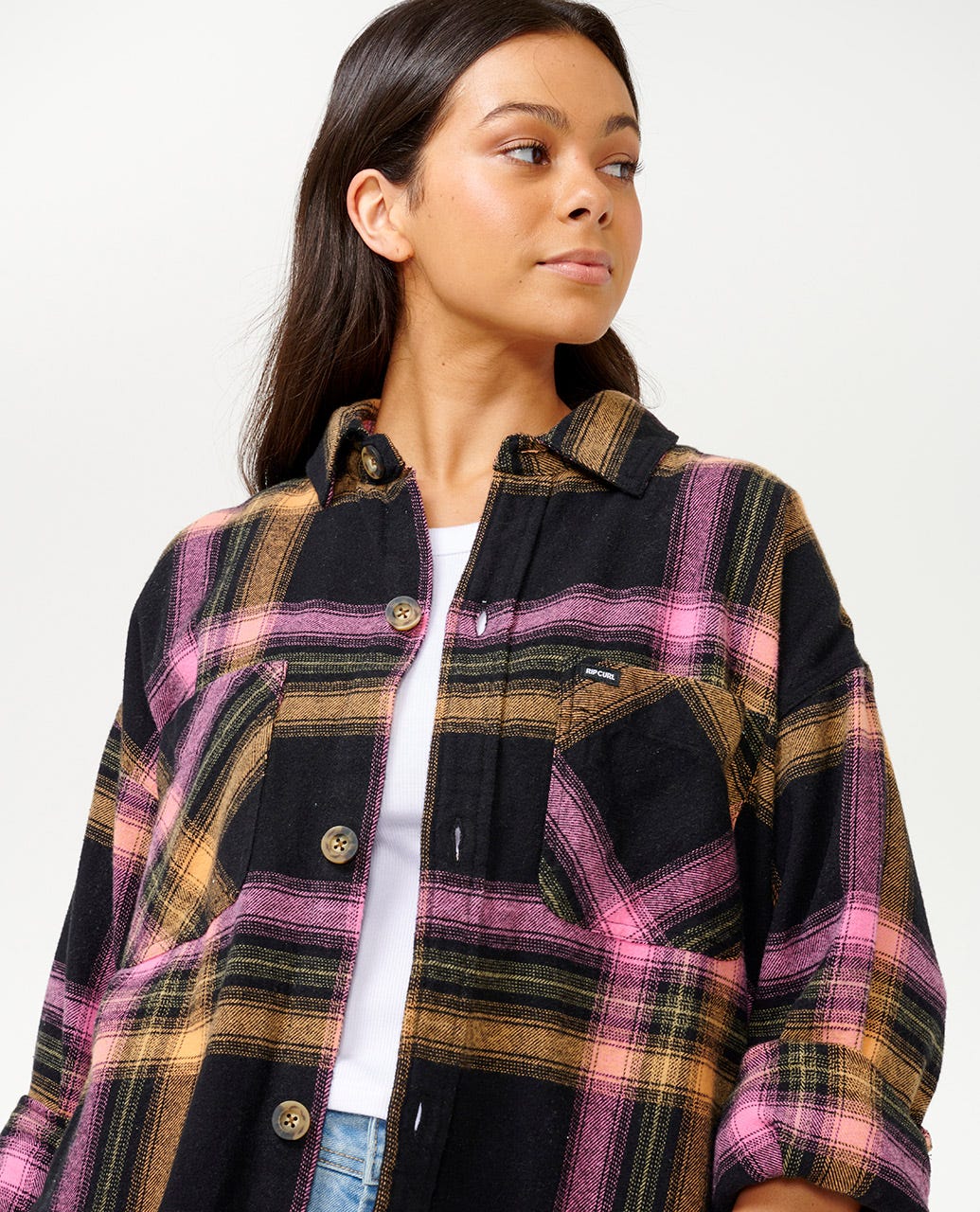 Rip Curl Women Beach Party Flannel Shirt