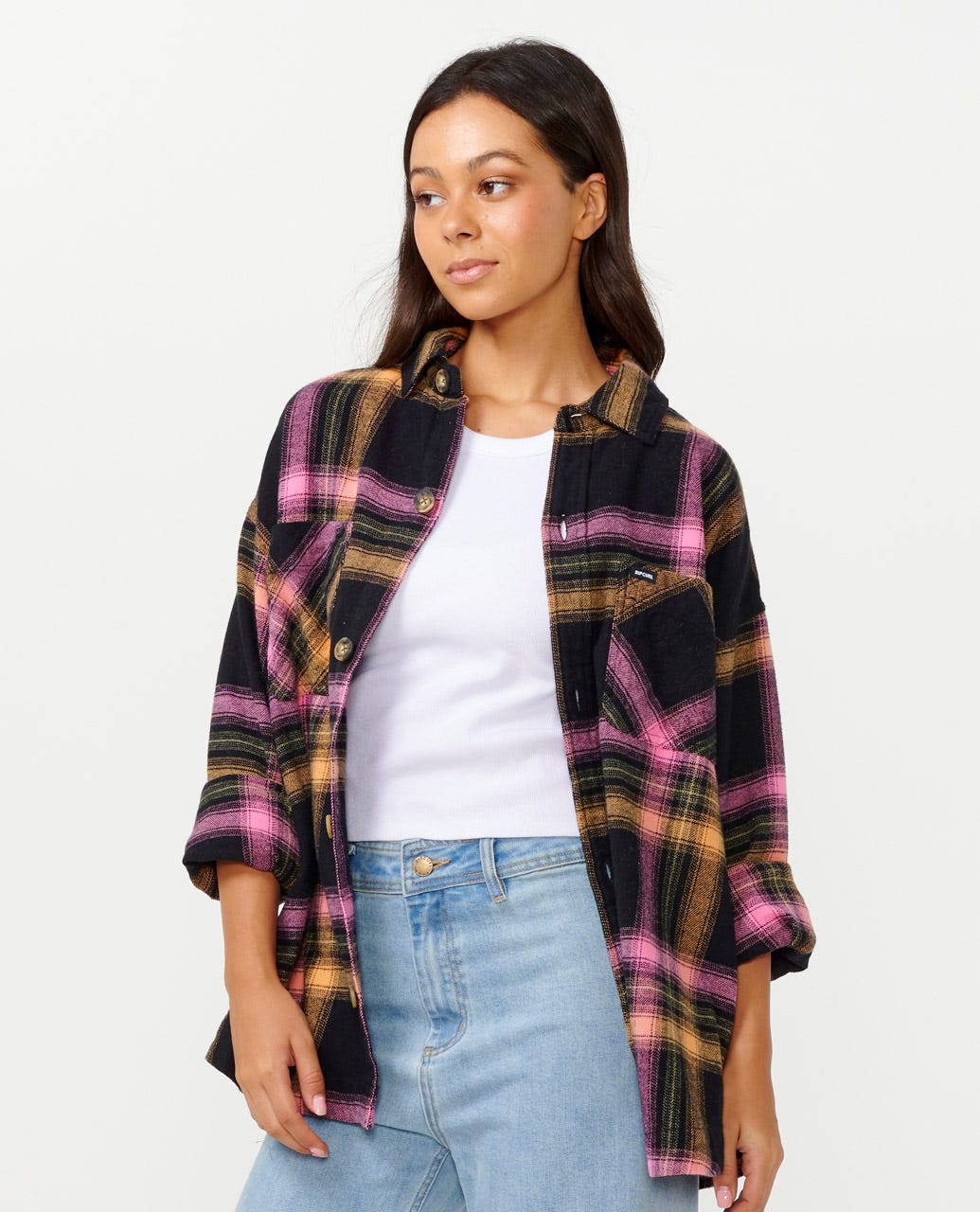 Rip Curl Women Beach Party Flannel Shirt