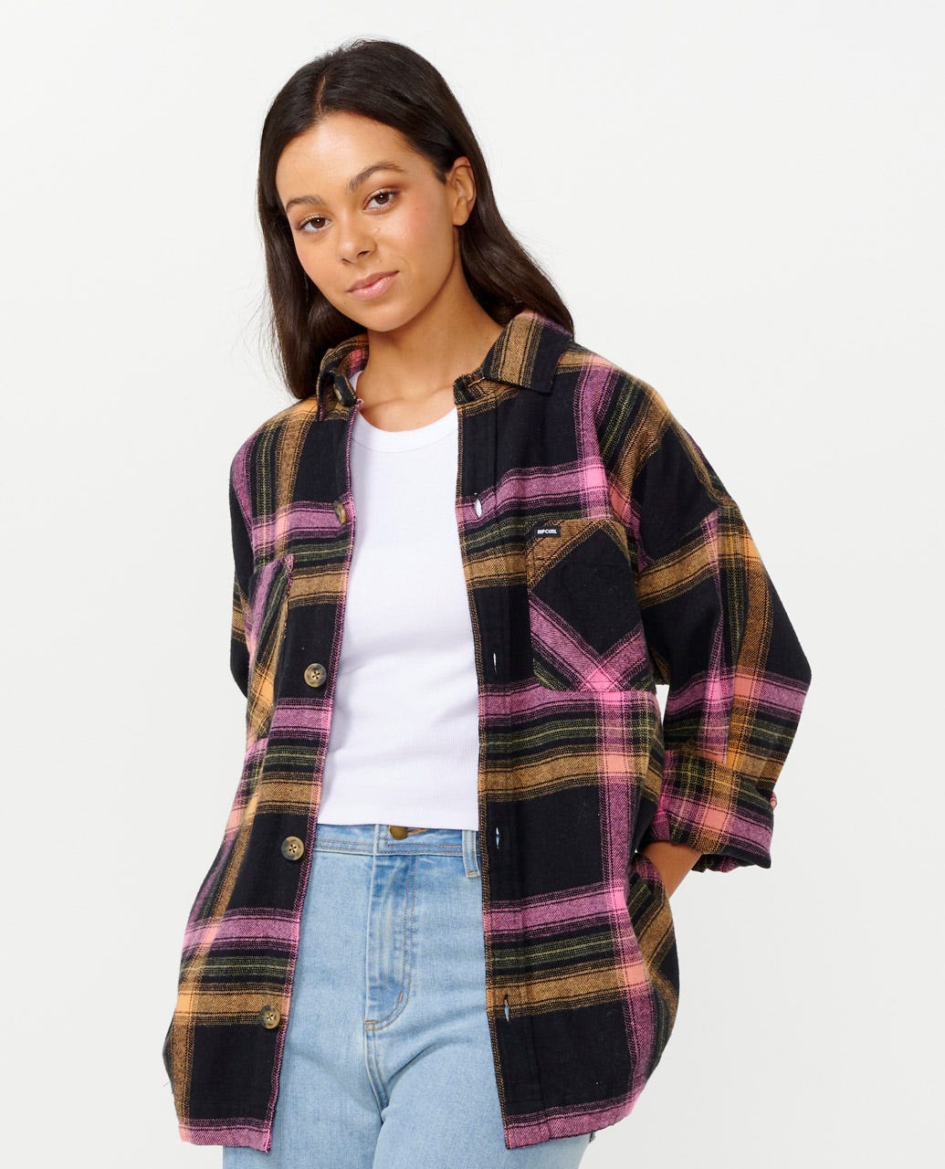 Rip Curl Women Beach Party Flannel Shirt