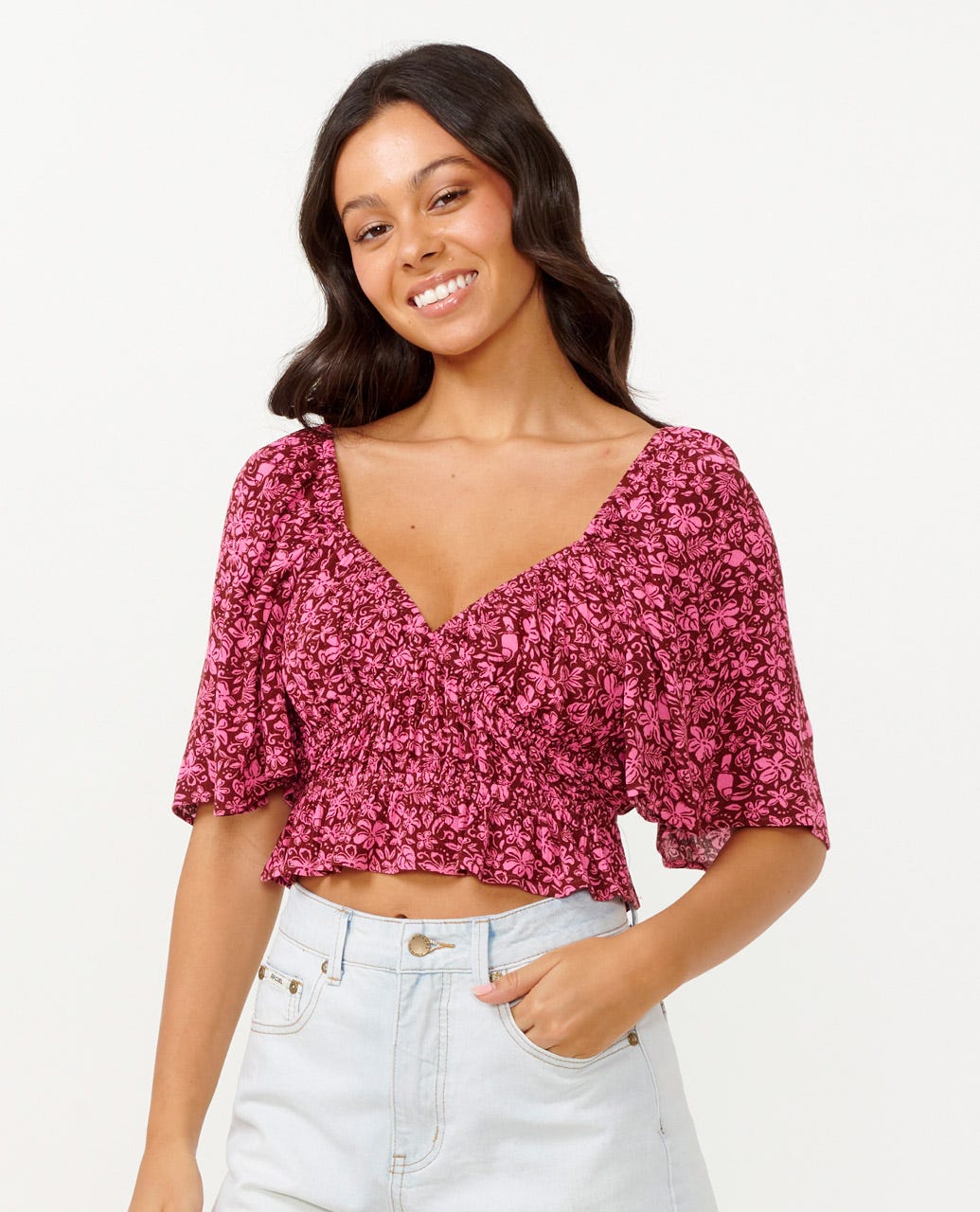 Rip Curl Women Beach Party Short Sleeve Top