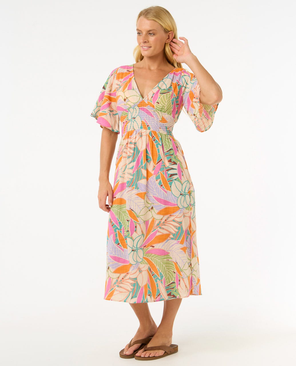 Rip Curl Women Cala Vadella Midi Dress