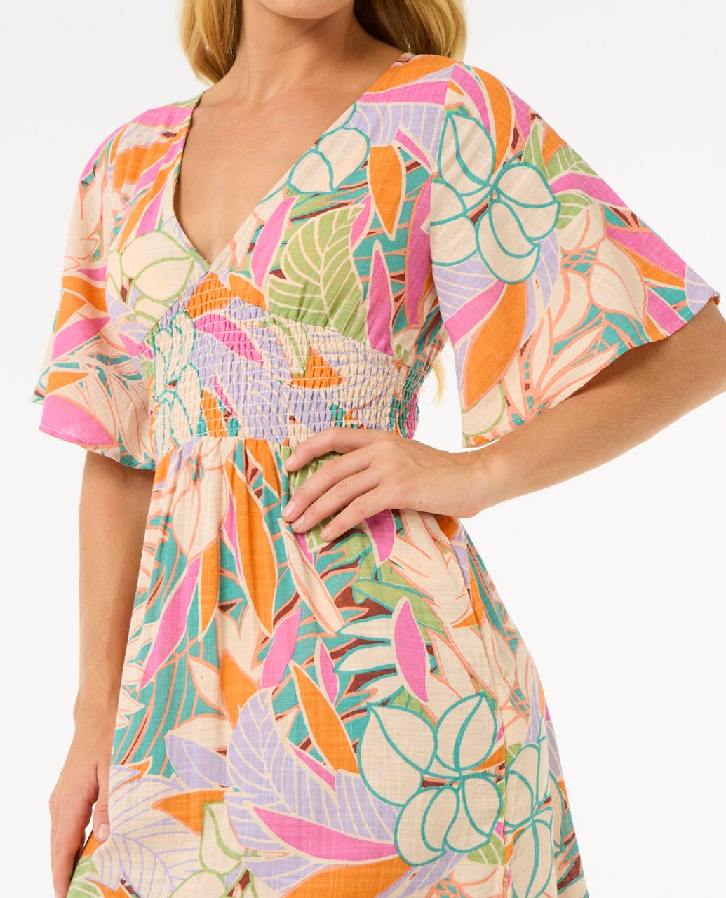 Rip Curl Women Cala Vadella Midi Dress