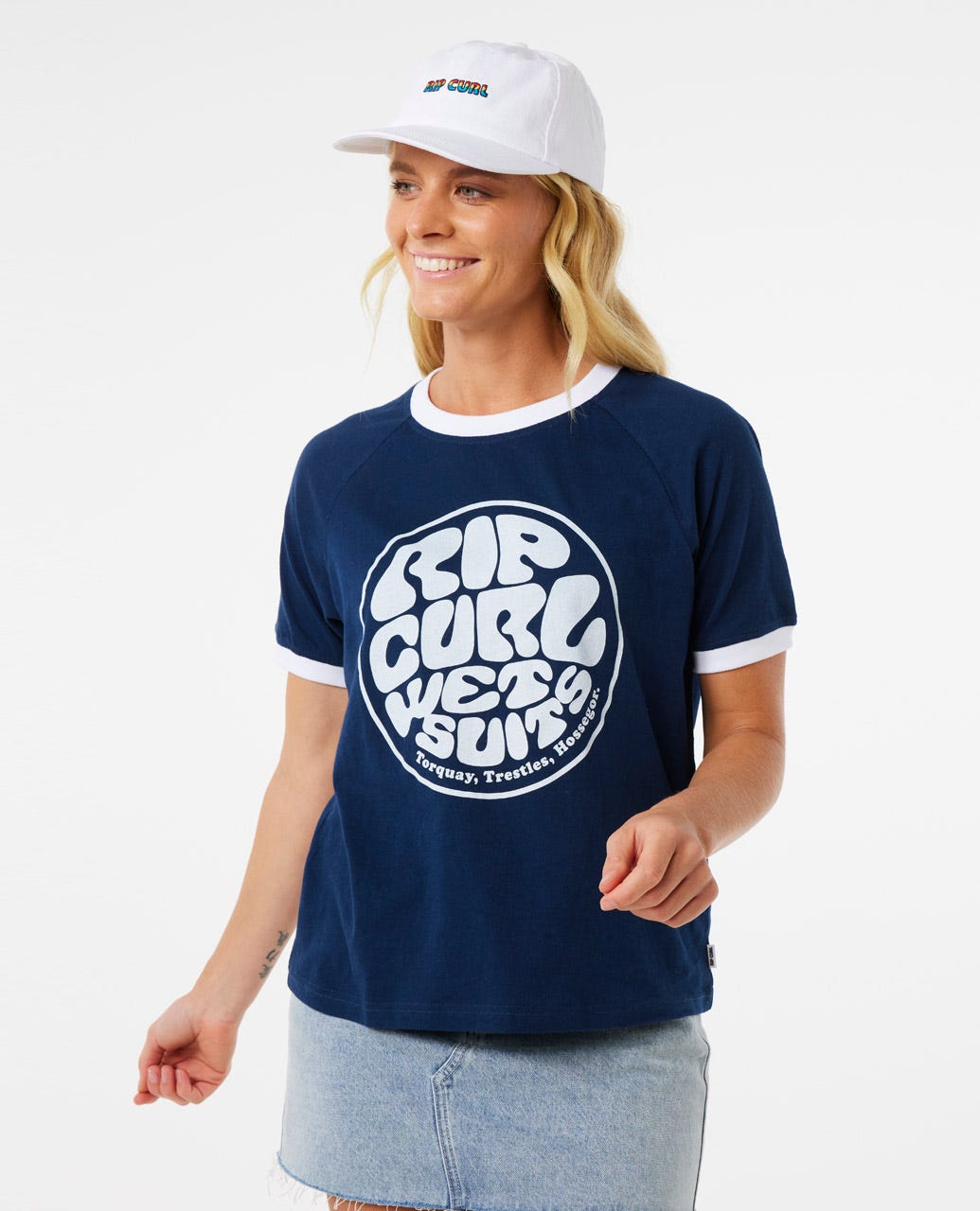 Rip Curl Women SG Wettie Ringer Tee