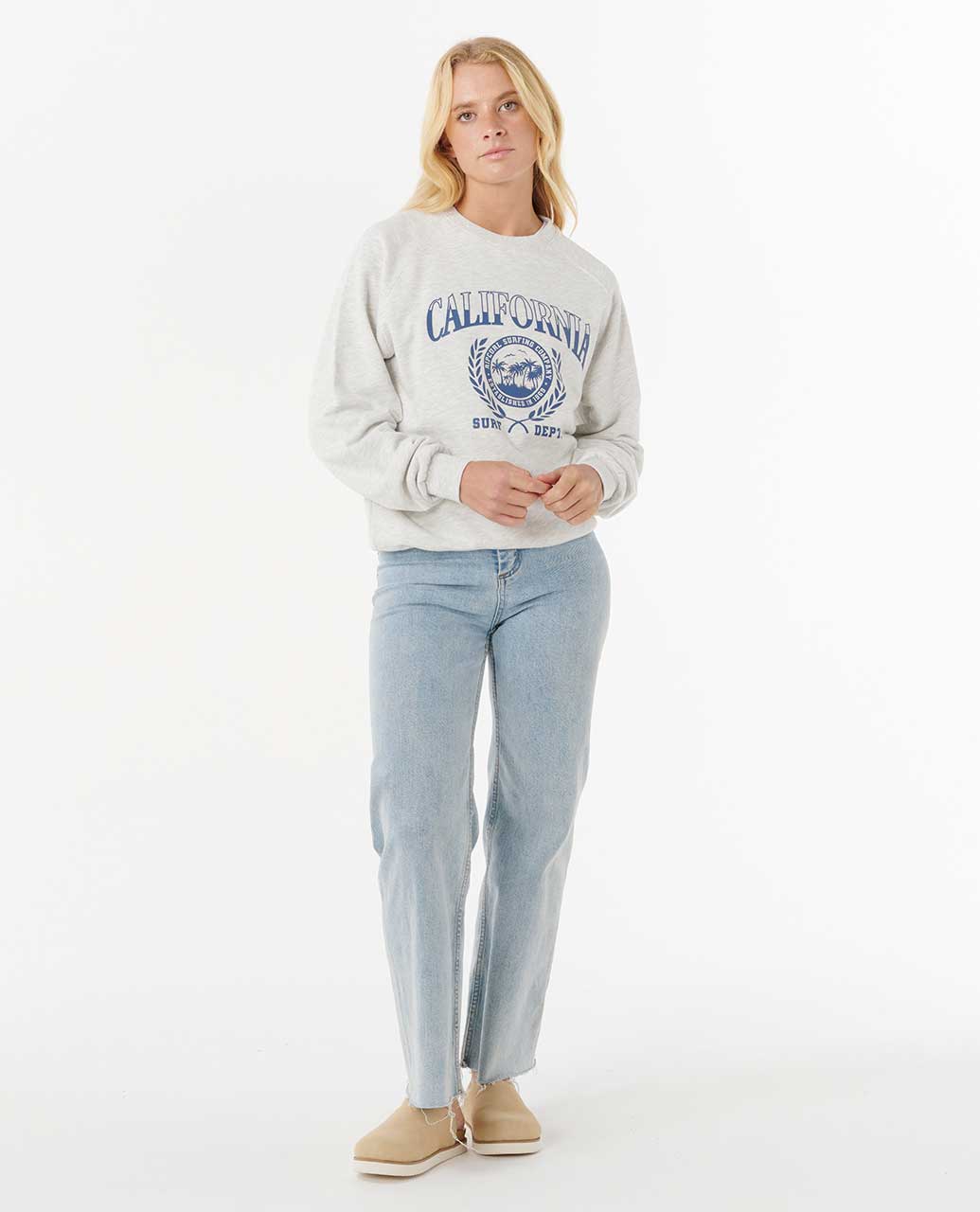 Rip Curl Women Surf Dept. Relaxed Raglan Crew
