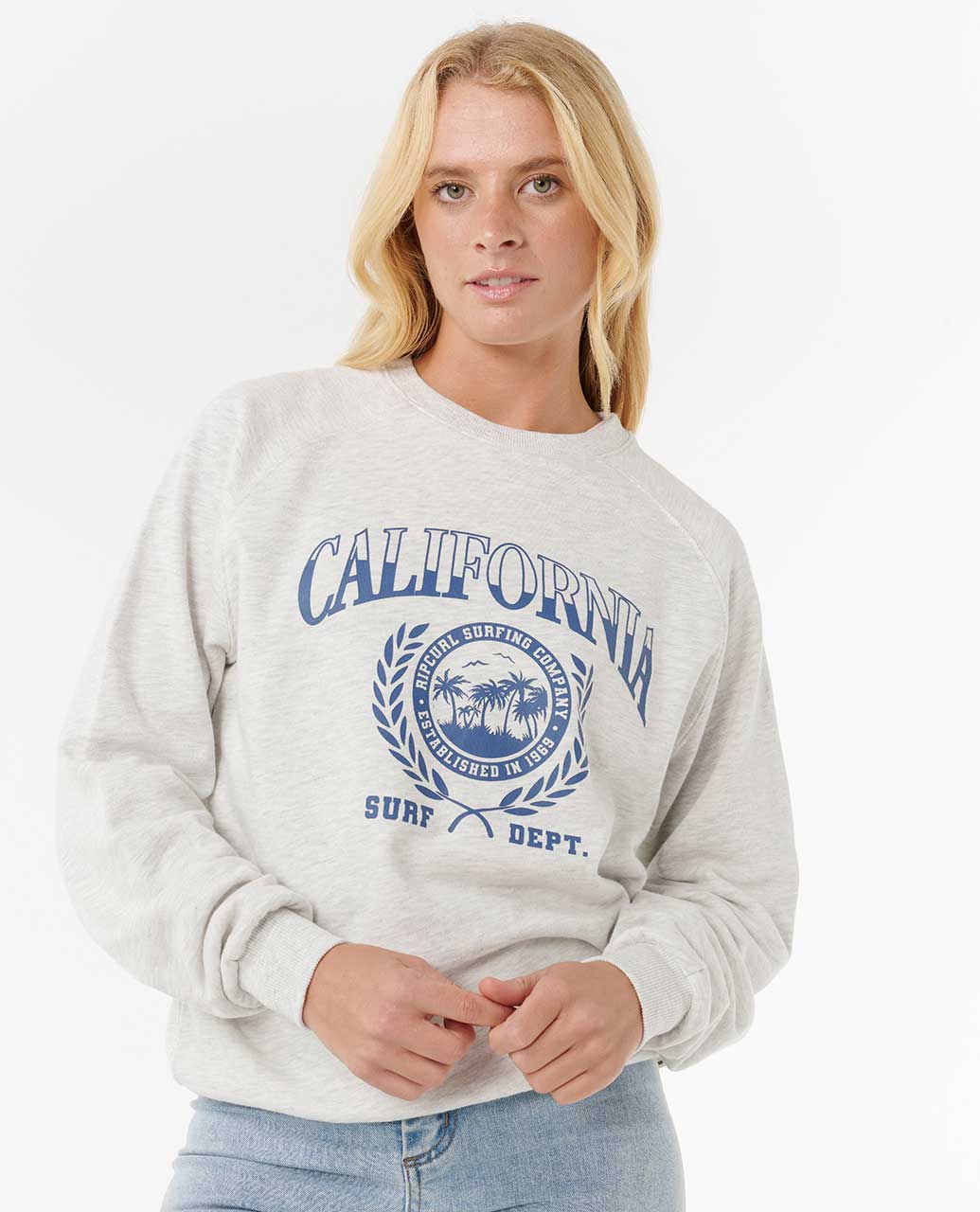 Rip Curl Women Surf Dept. Relaxed Raglan Crew
