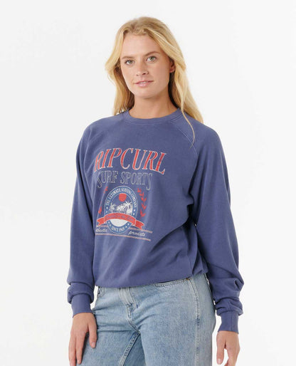 Rip Curl Women Surf Dept. Relaxed Raglan Crew