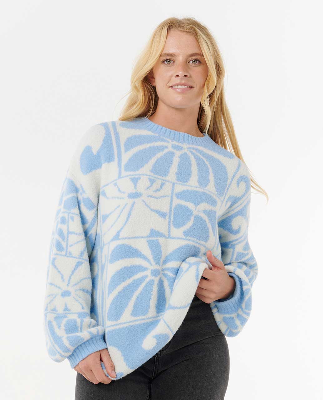 Rip Curl Women Artist Of The Search - Ty Williams Jacquard Crew