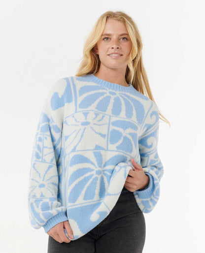 Rip Curl Women Artist Of The Search - Ty Williams Jacquard Crew