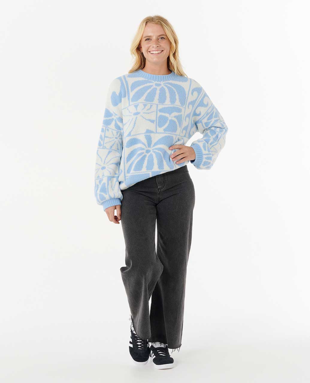 Rip Curl Women Artist Of The Search - Ty Williams Jacquard Crew