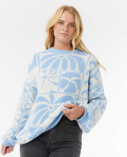 Rip Curl Women Artist Of The Search - Ty Williams Jacquard Crew
