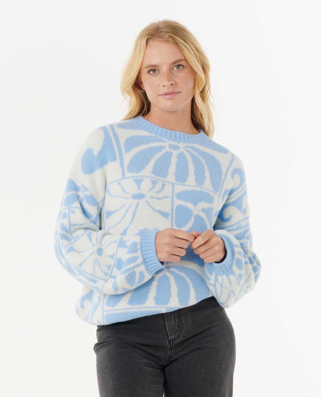 Rip Curl Women Artist Of The Search - Ty Williams Jacquard Crew