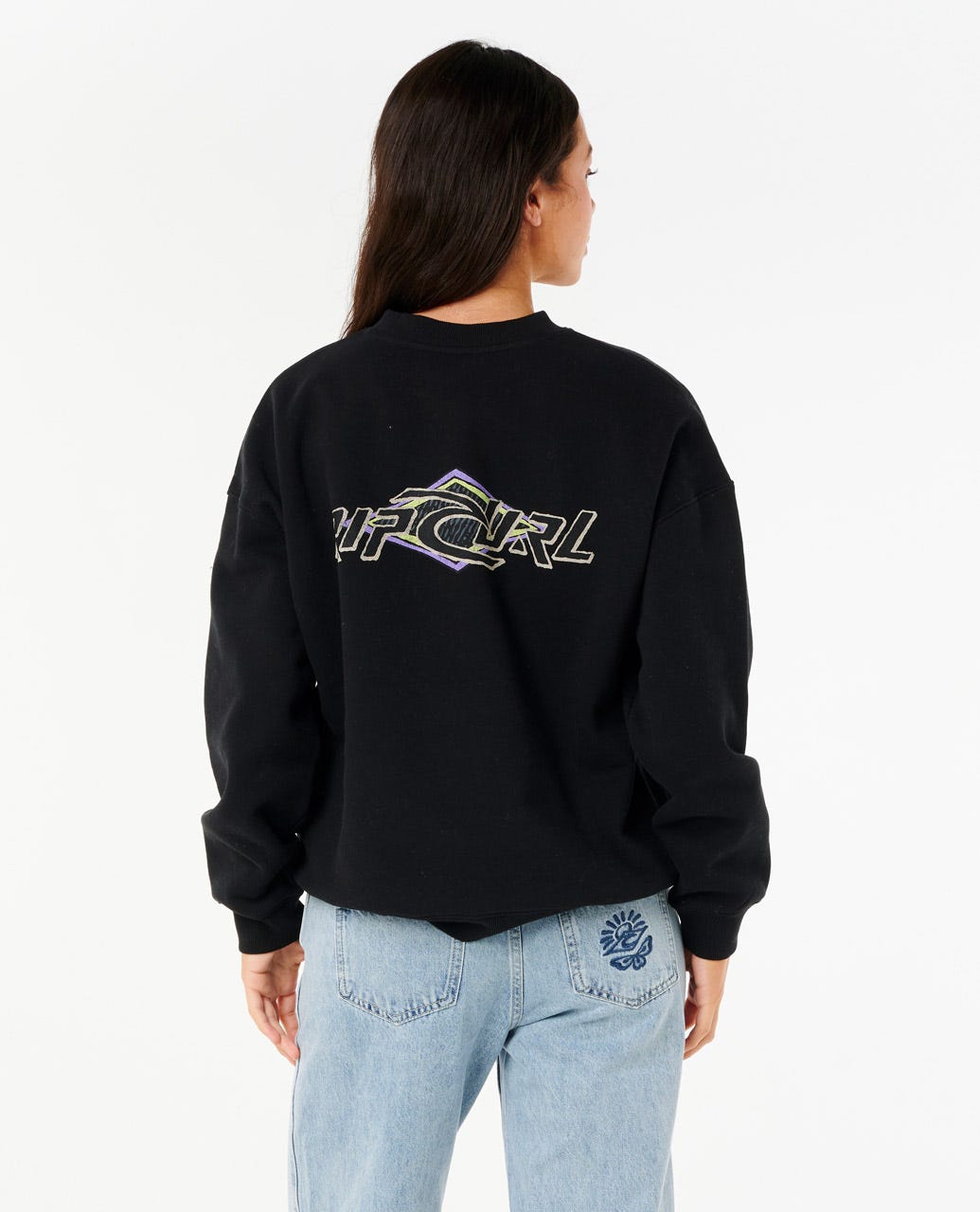 Rip Curl Women Neon Diamond Heritage Crew
