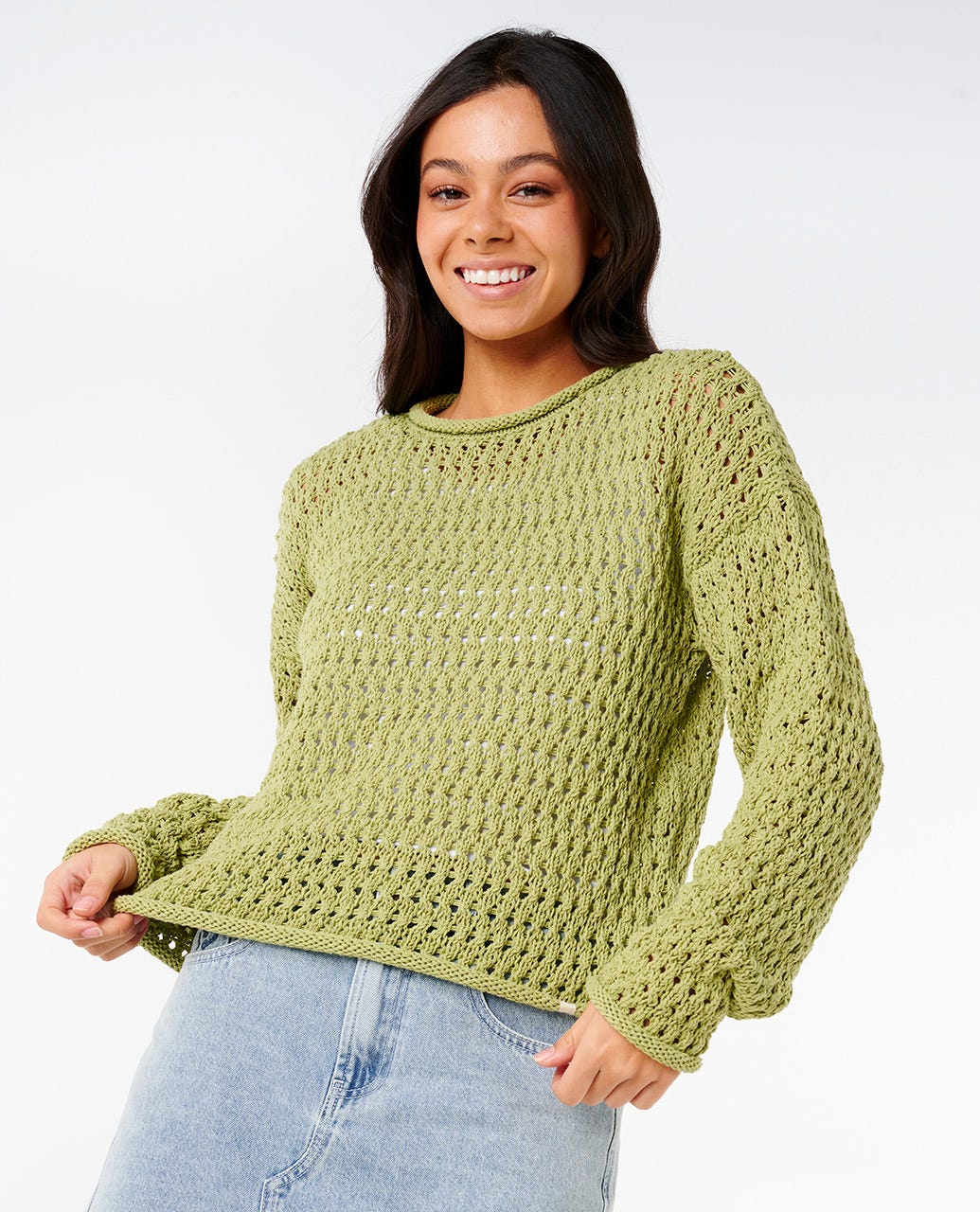 Rip Curl Women Cala Nights Pointelle Crew