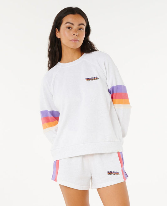Rip Curl Women Las Dalias Raglan Crew