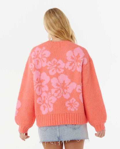 Rip Curl Women Hibiscus Heat Jacquard Crew