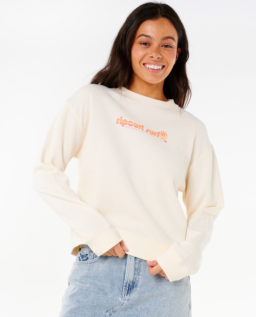 Rip Curl Women Neon Isles Relaxed Crew