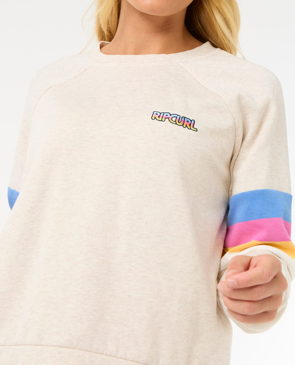 Rip Curl Women Las Dalias Raglan Crew