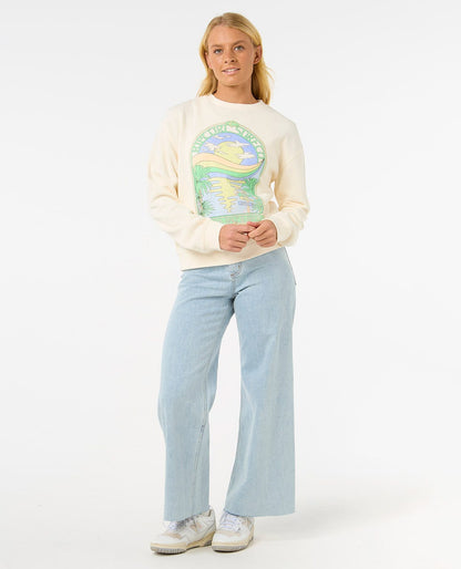 Rip Curl Women Sun & Sea Relaxed Crew