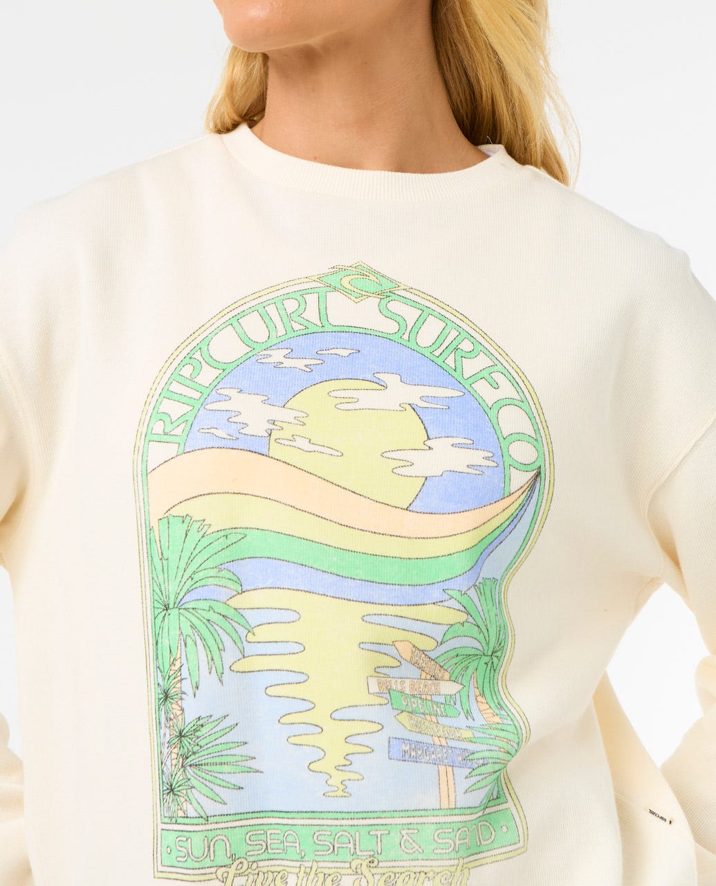 Rip Curl Women Sun & Sea Relaxed Crew