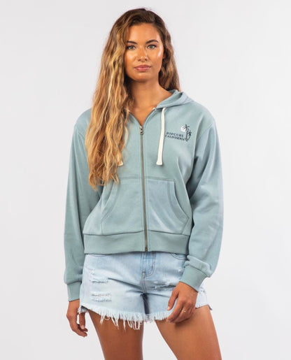 Rip Curl Women Diamond Bay Desto Zip Through Fleece Hood