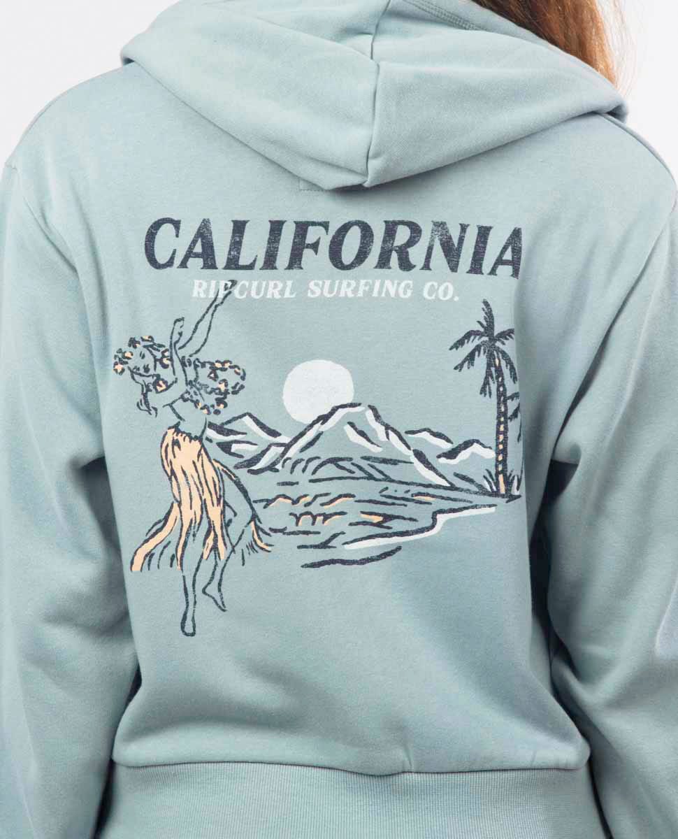 Rip Curl Women Diamond Bay Desto Zip Through Fleece Hood